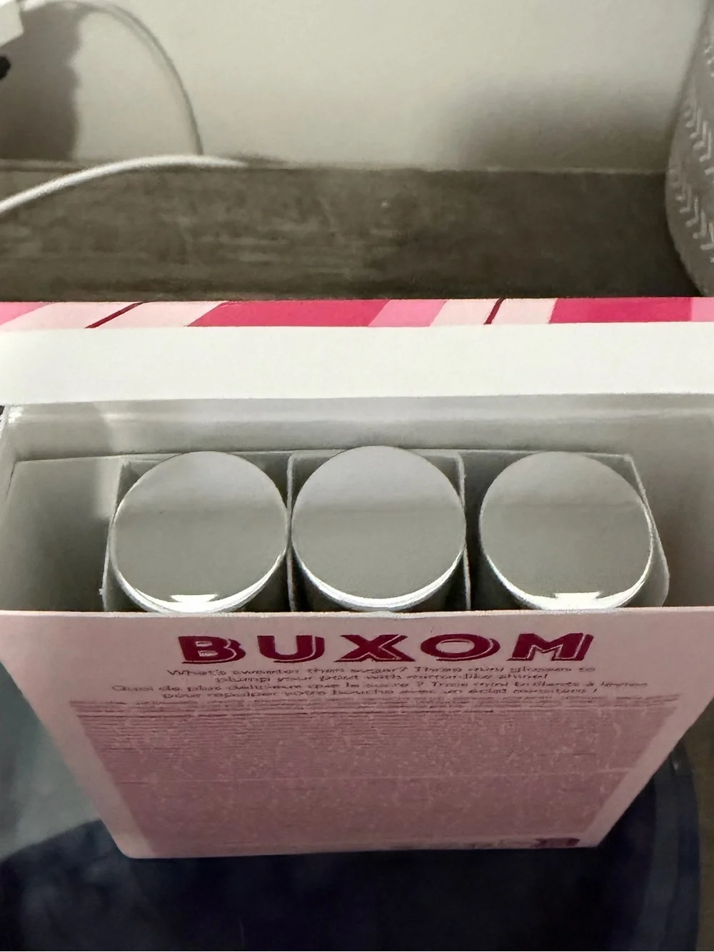 NEW IN BOX: BUXOM Sweet As Suga Plumping Lip Kit – Pink & Red Shades